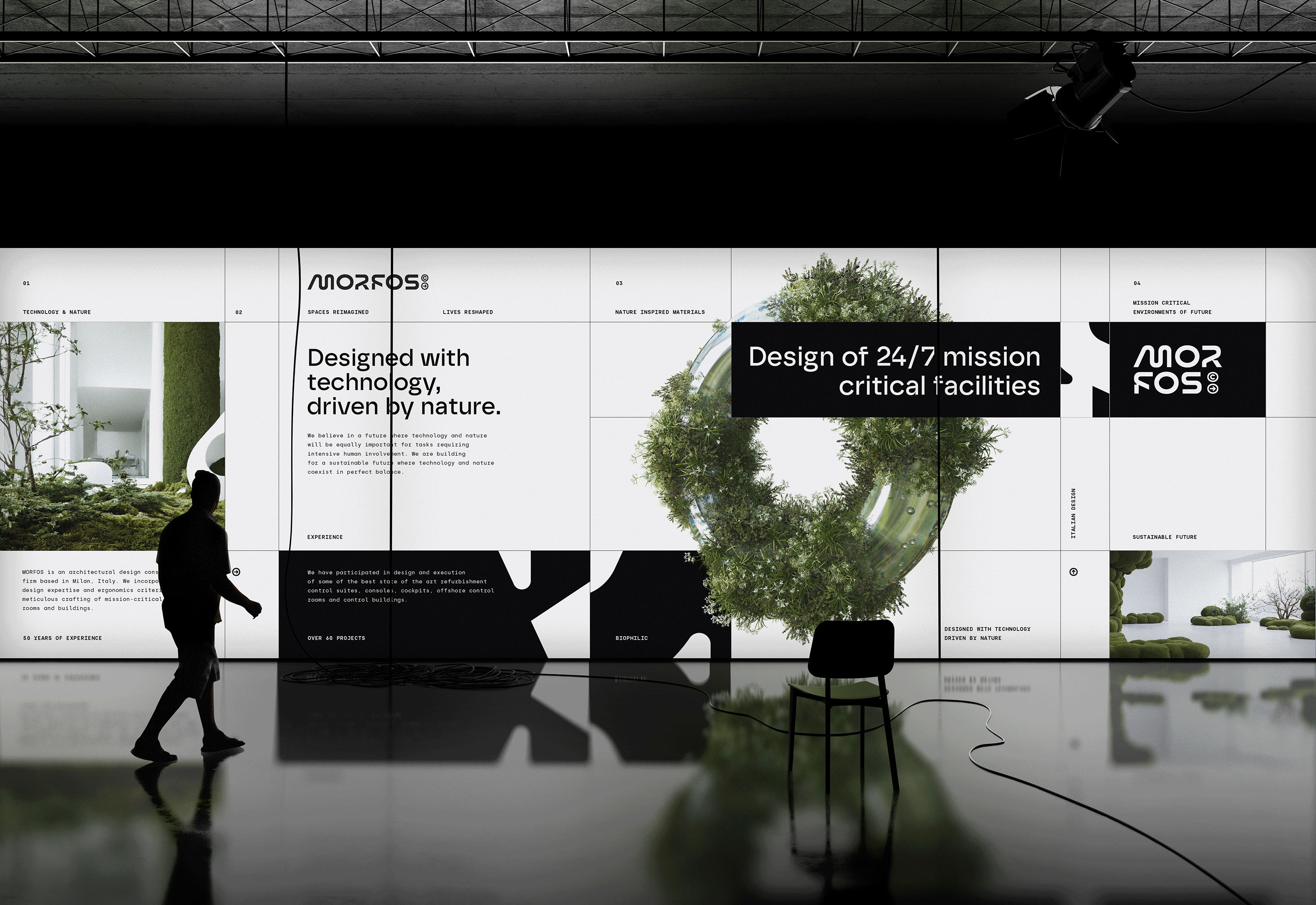 Abstract soft pink and blue gradient background