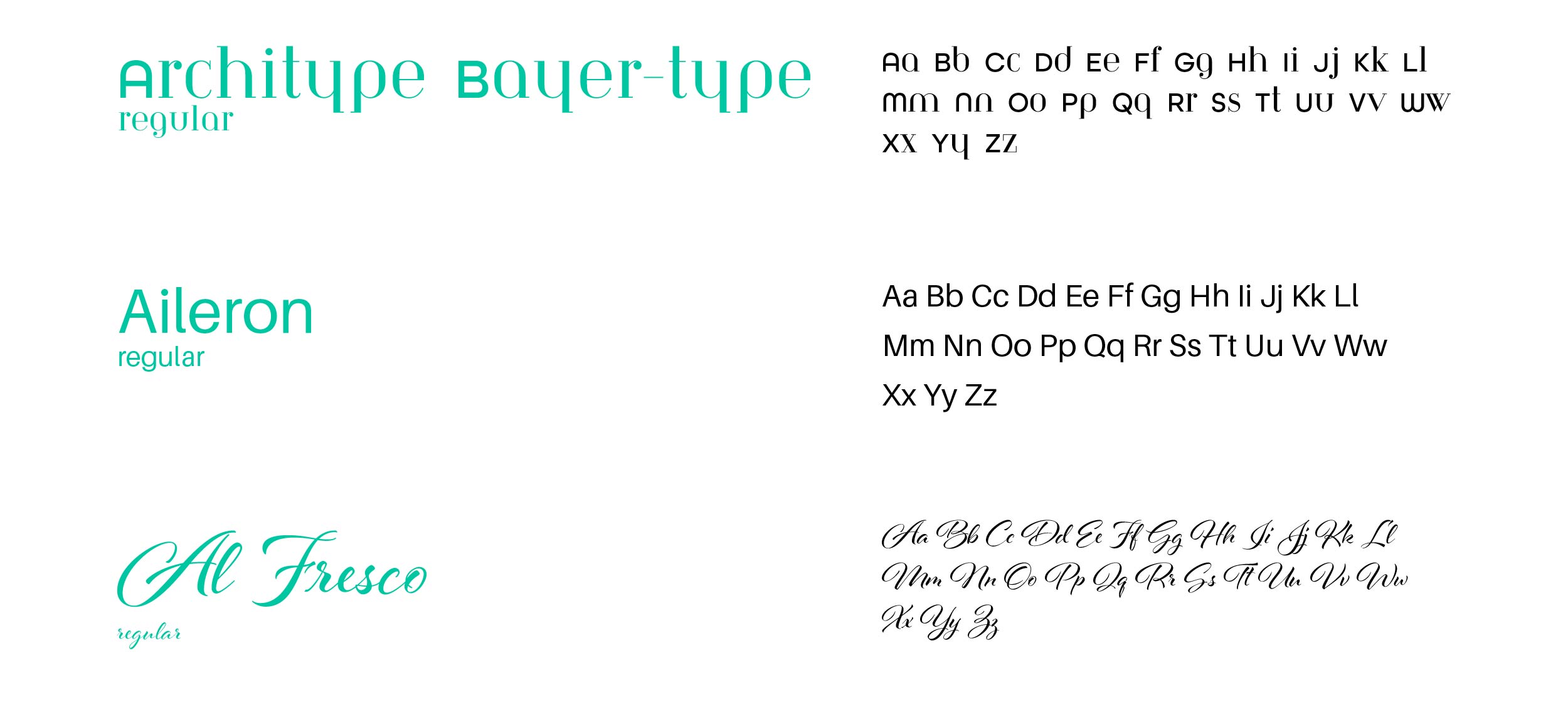 Iced tea product label color palette and typography exploration