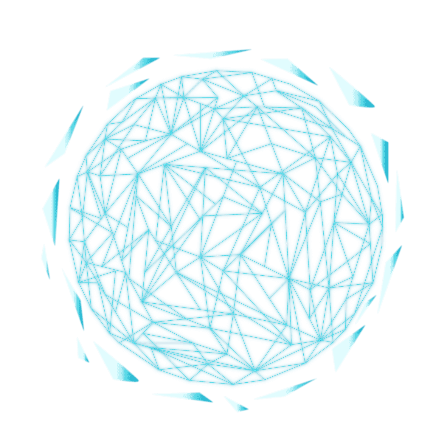 Abstract metalic shape