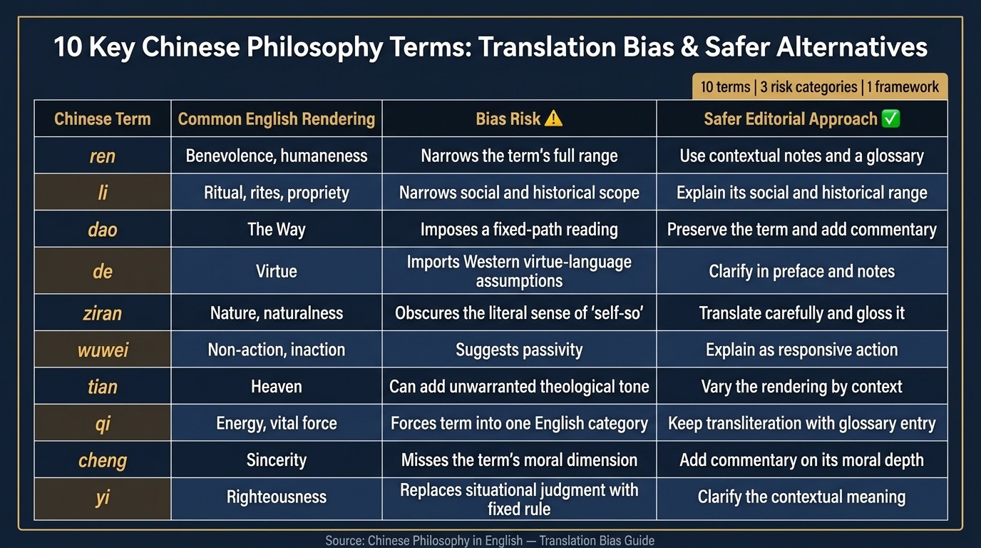 10 Key Chinese Philosophy Terms: Translation Bias & Safer Alternatives