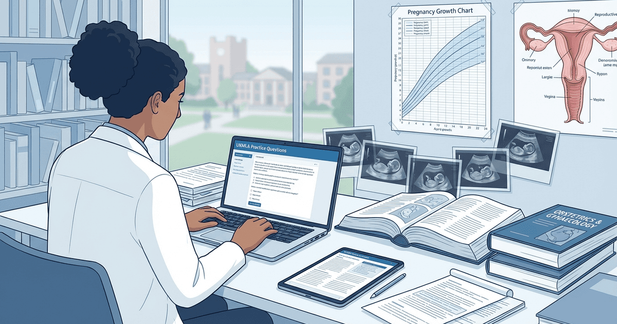 Cover: UKMLA Obstetrics and Gynaecology Preparation 2026: High-Yield Topics, Clinical Scenarios and Exam Strategy