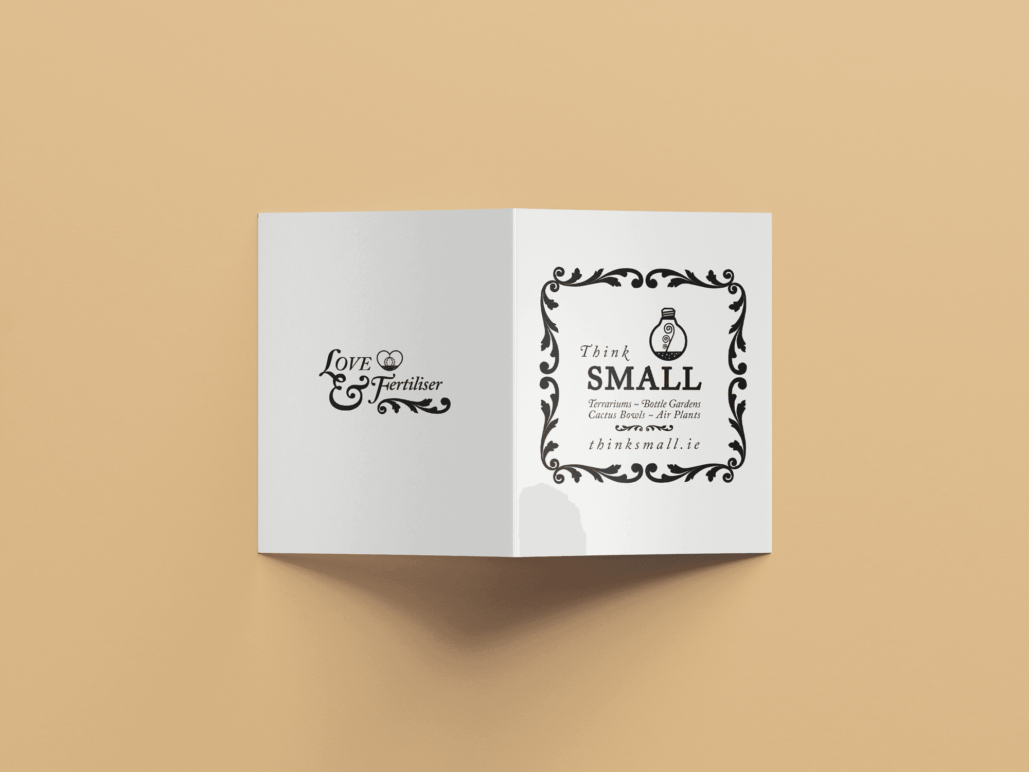 Think Small booklet – Editorial and branding design for Irish creative literacy project.