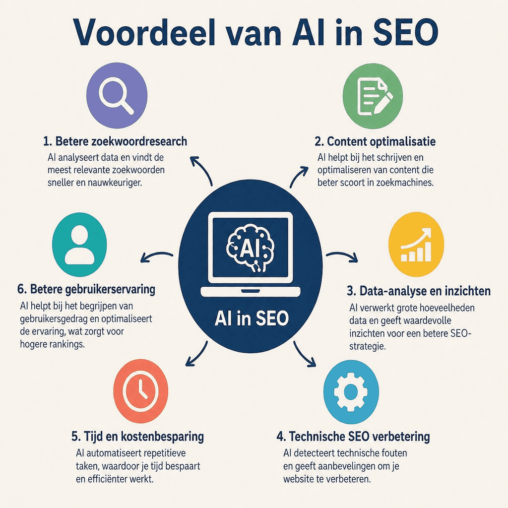 Voordeel van AI in SEO