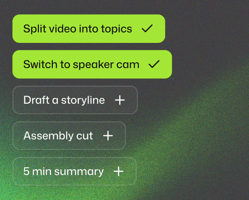 Selects by Cutback - AI for Long form Video Content