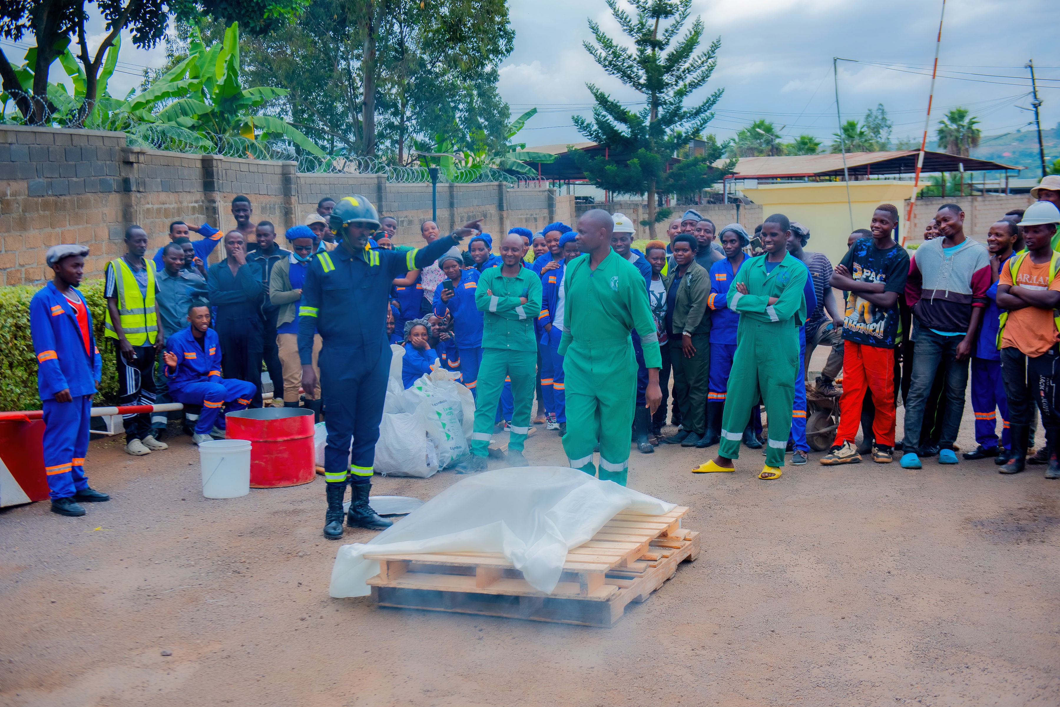 Scientist examine solutions for supply chain