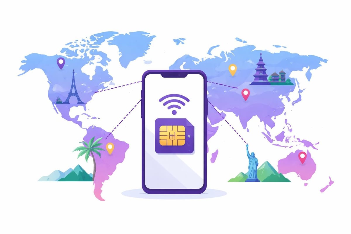 Global eSIM coverage
