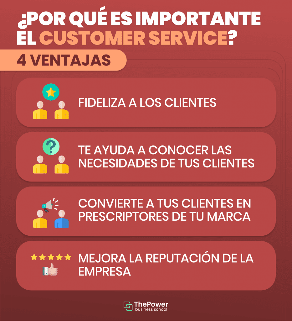 ventajas customer service