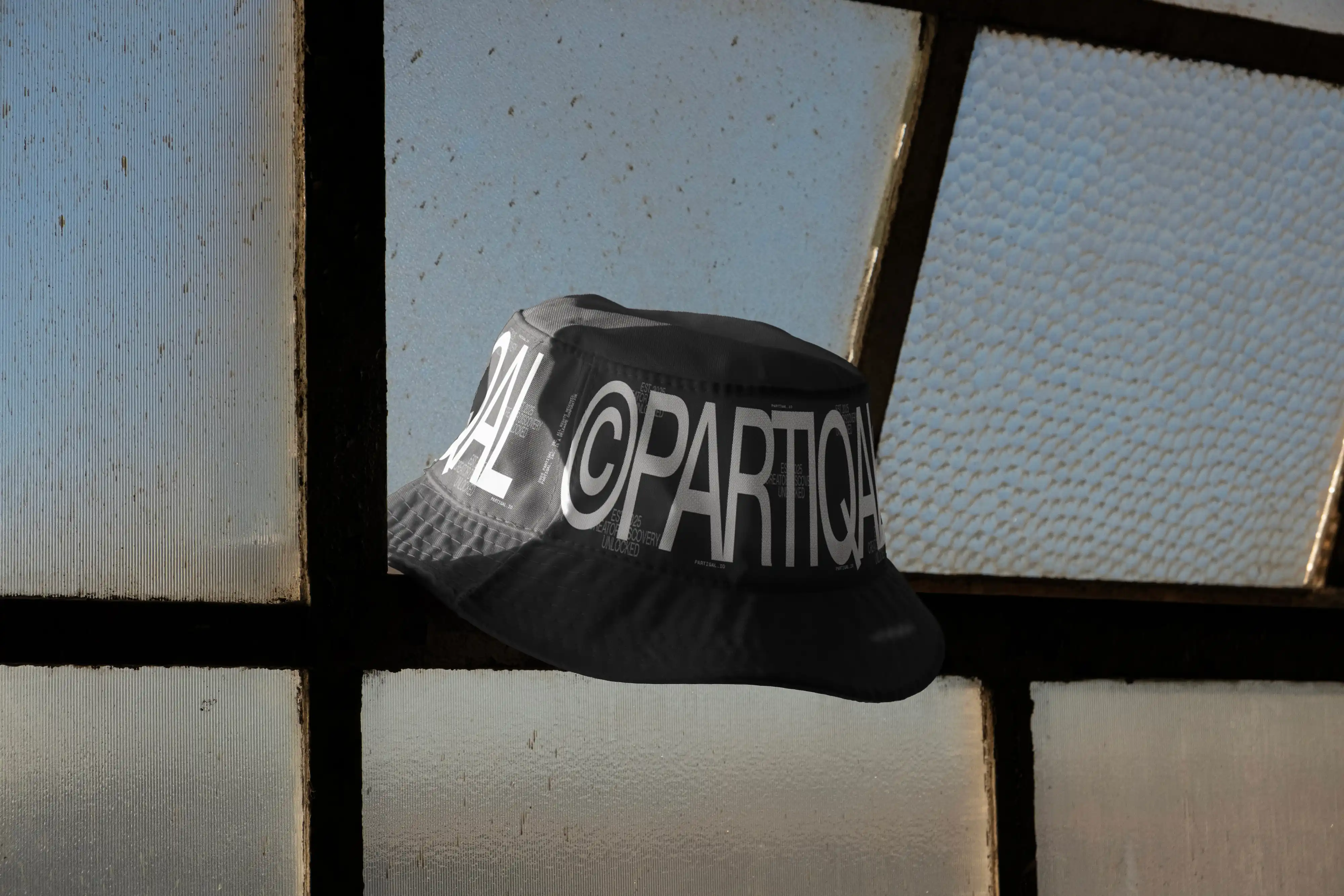 partiqal fishing hat mockup