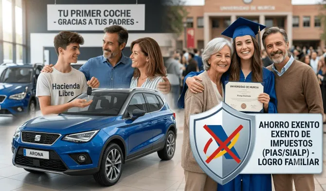 Pago de la matrícula universitaria o el primer coche gracias a un seguro de ahorro infantil Allianz Junior.