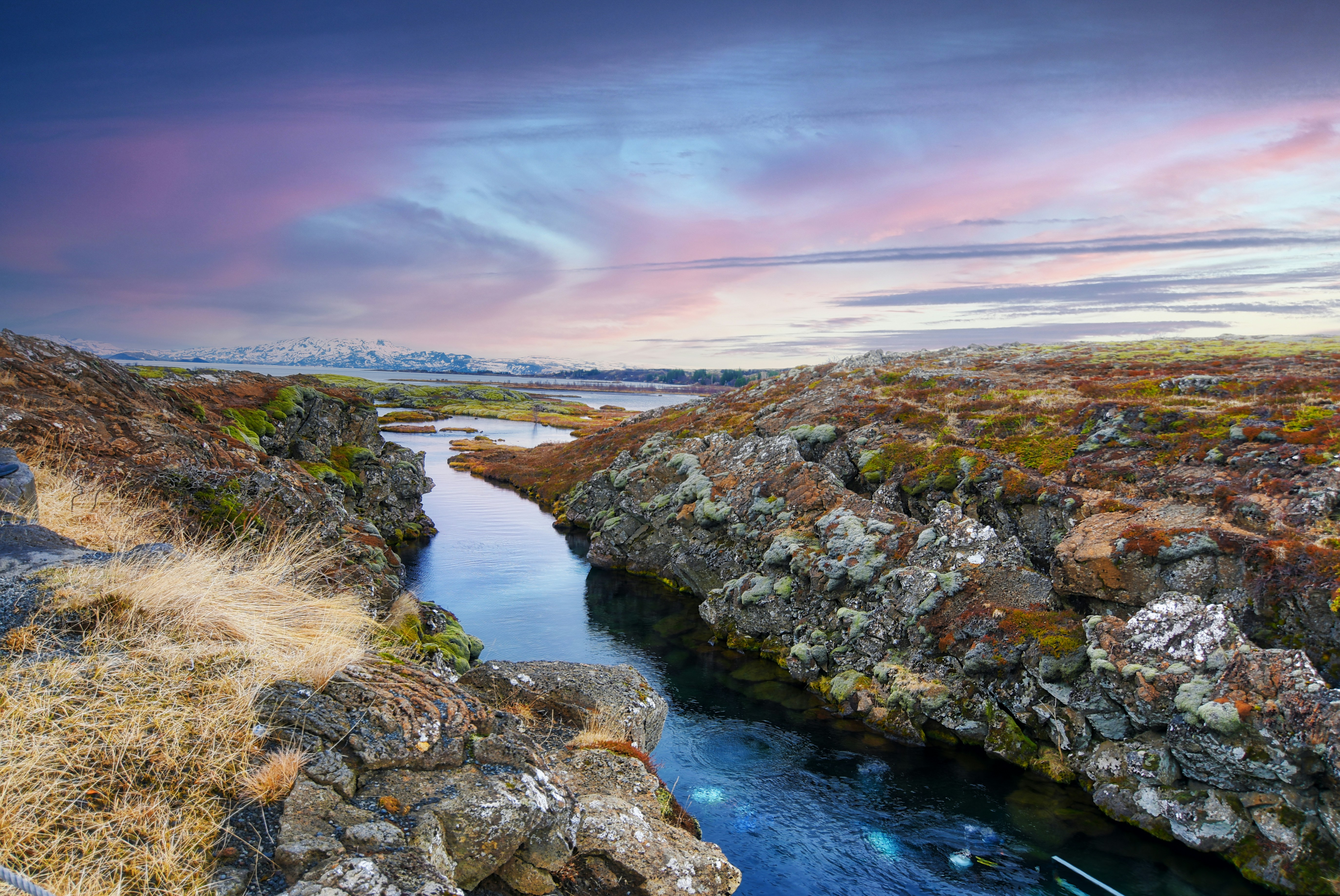 Silfra Fissure in Þingvellir National Park.