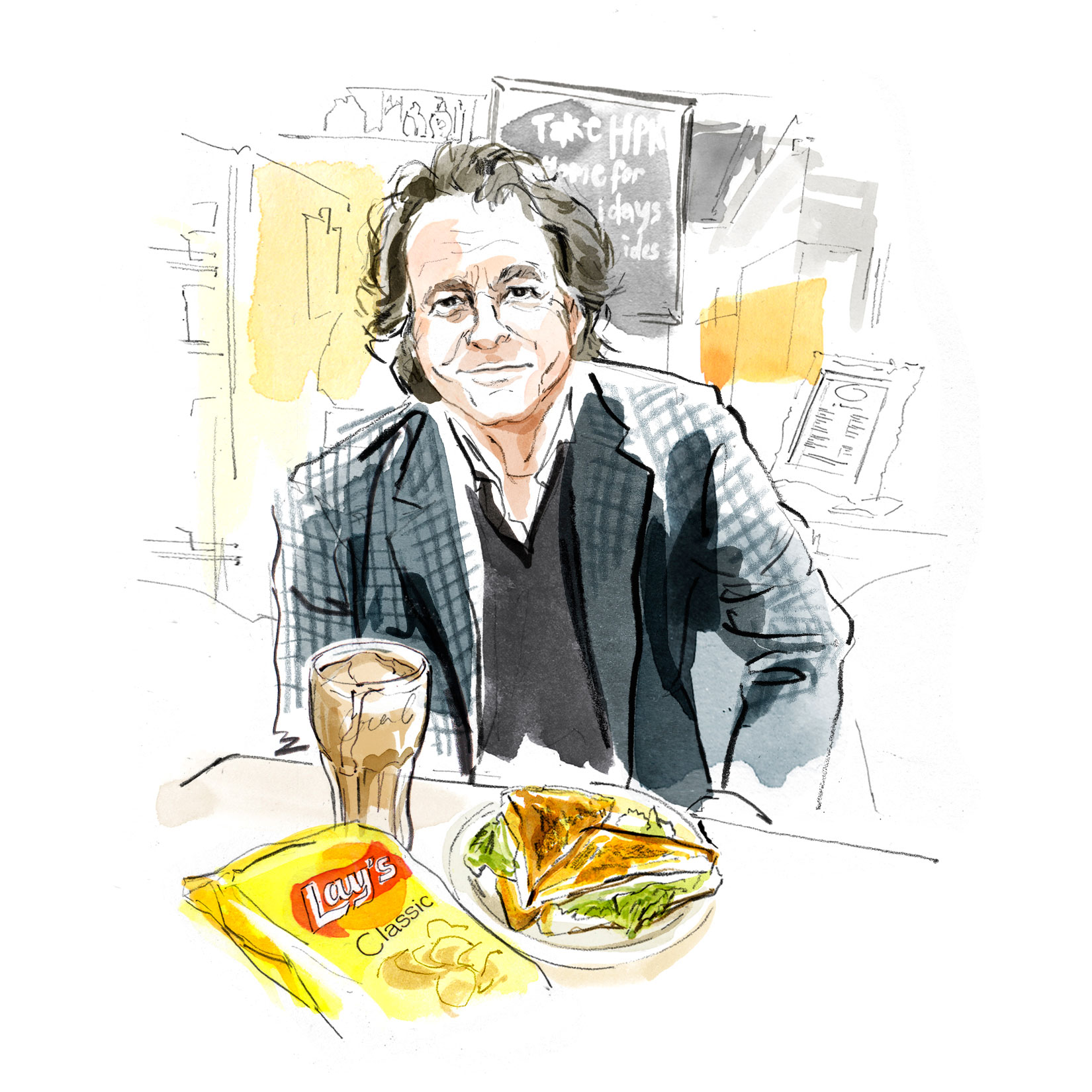 Illustration of Jim Kirk, Chief Creative Officer and CEO of Corporate Magic