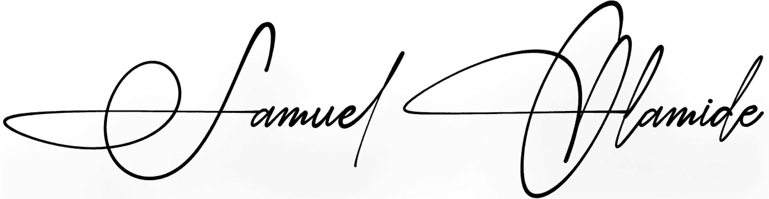 Iconic Almeida signature logo on a sleek black background for Valley AI.