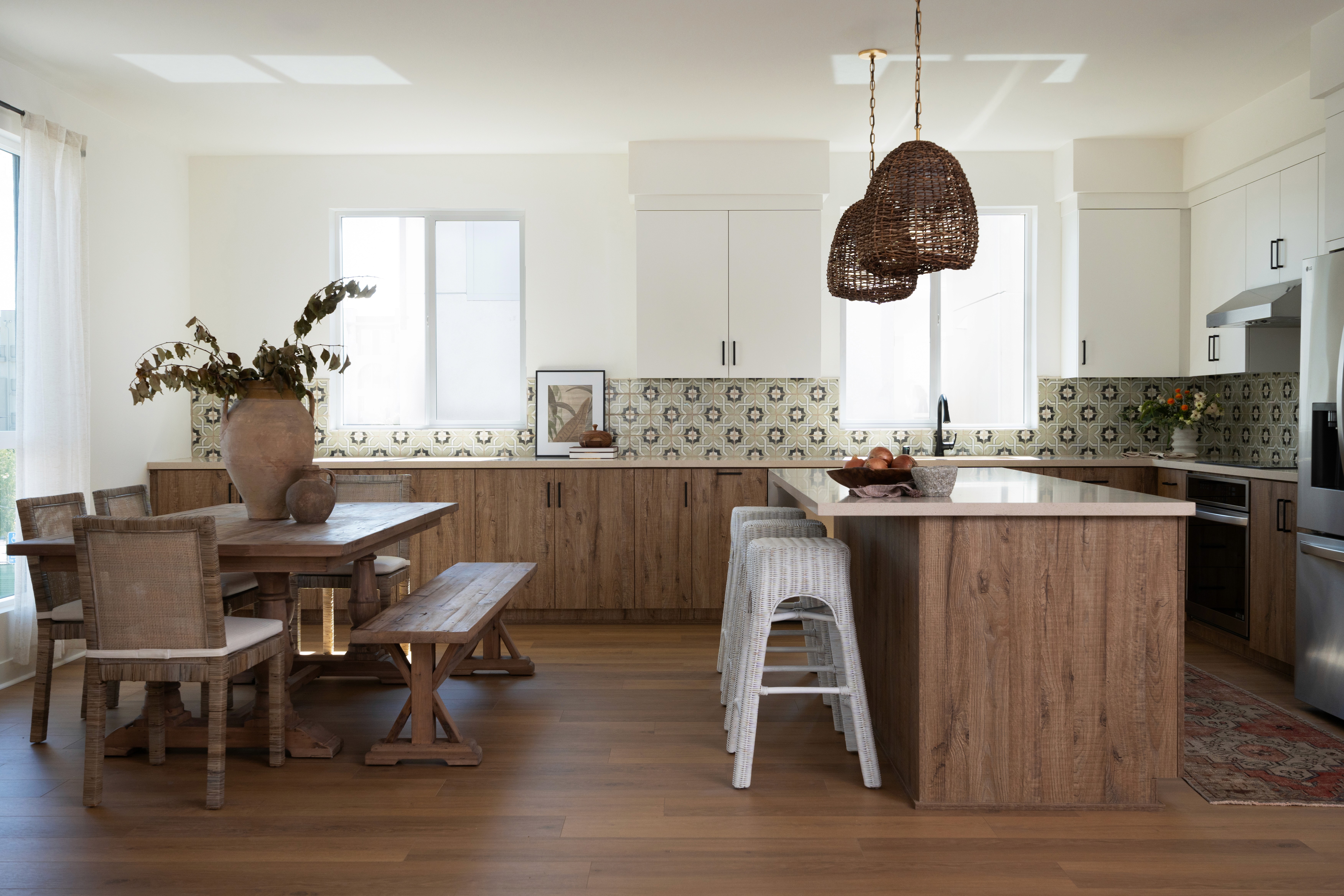 Kitchen and dining area