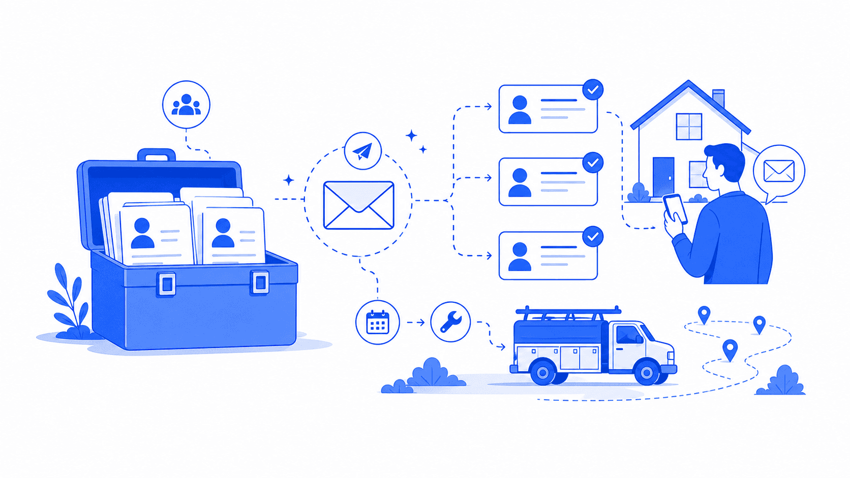 Home Service Email Marketing Turns Past Customers Into the Next Job