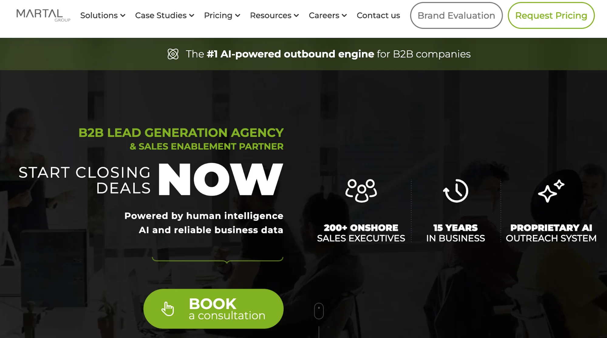 Martal Group: B2B lead generation agency that combines AI with SDRs