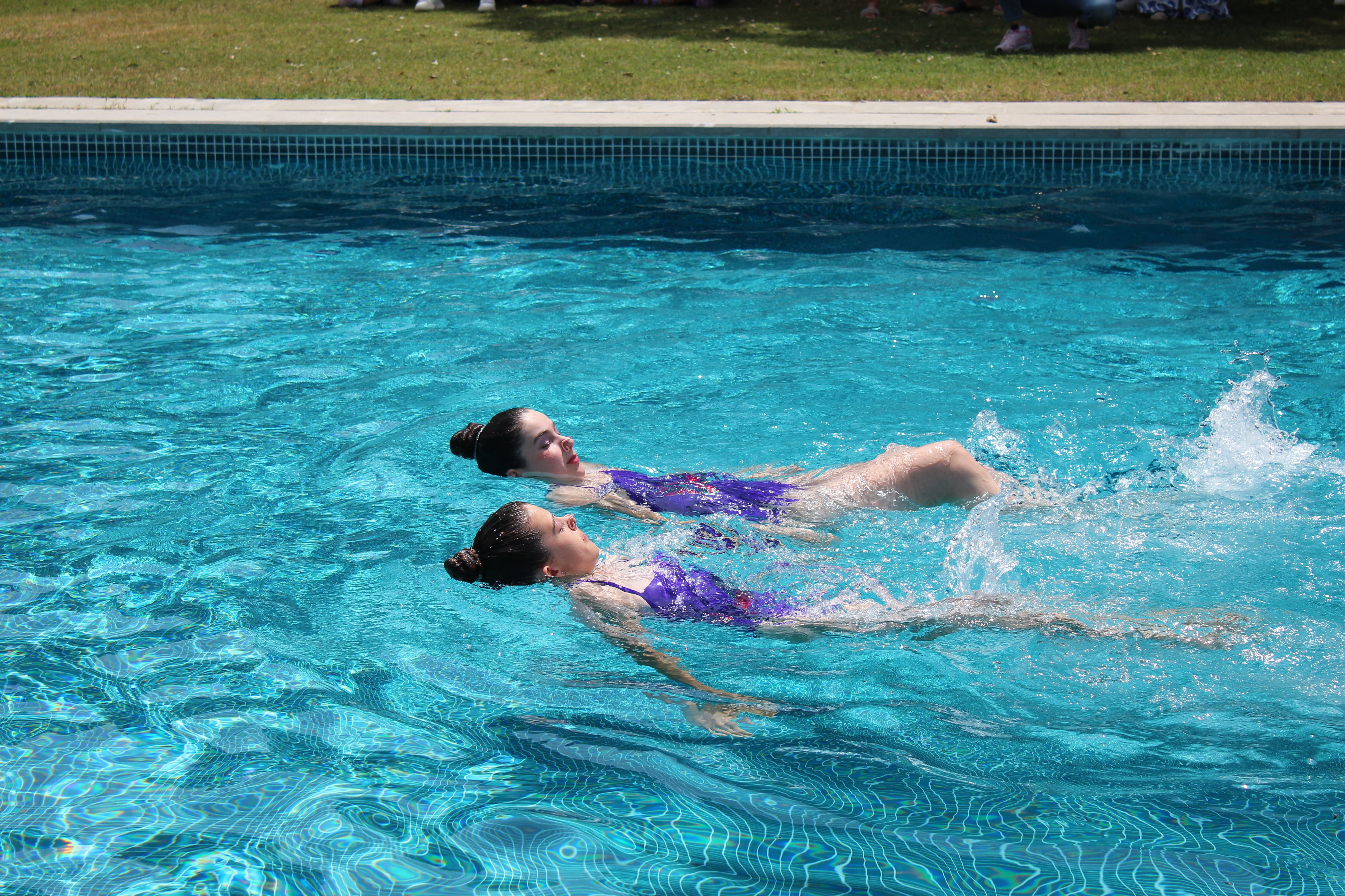 Two men greeting with hand
