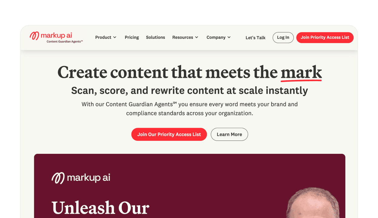 Markup AI content review platform