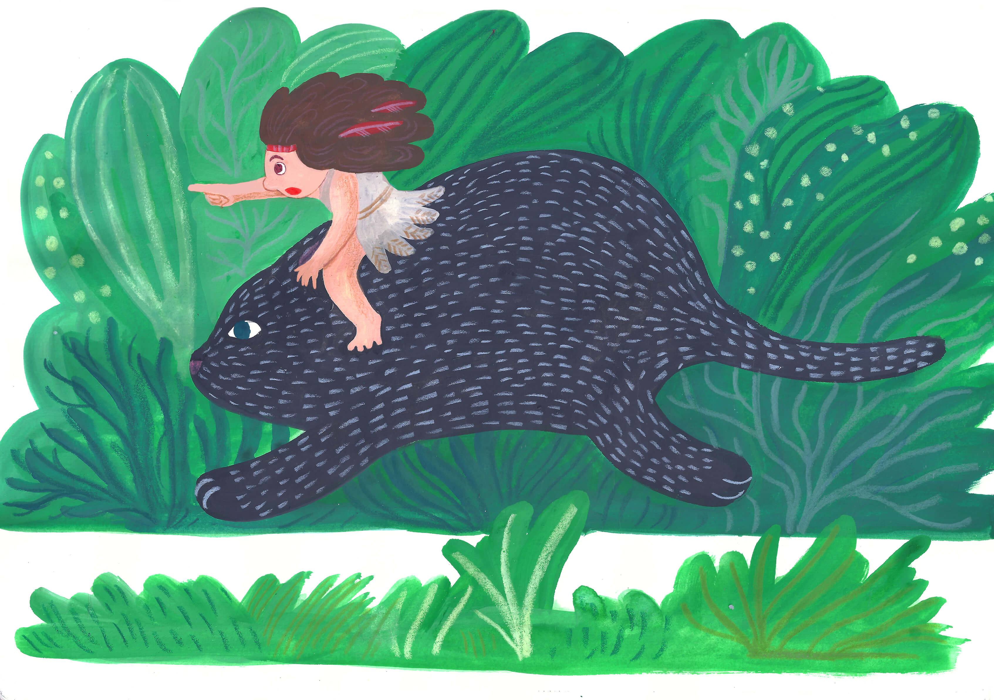 Lolo and Henry on the run