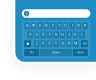 Clavier mobile à l'écran affichant la réponse saisie dans le jeu Factile