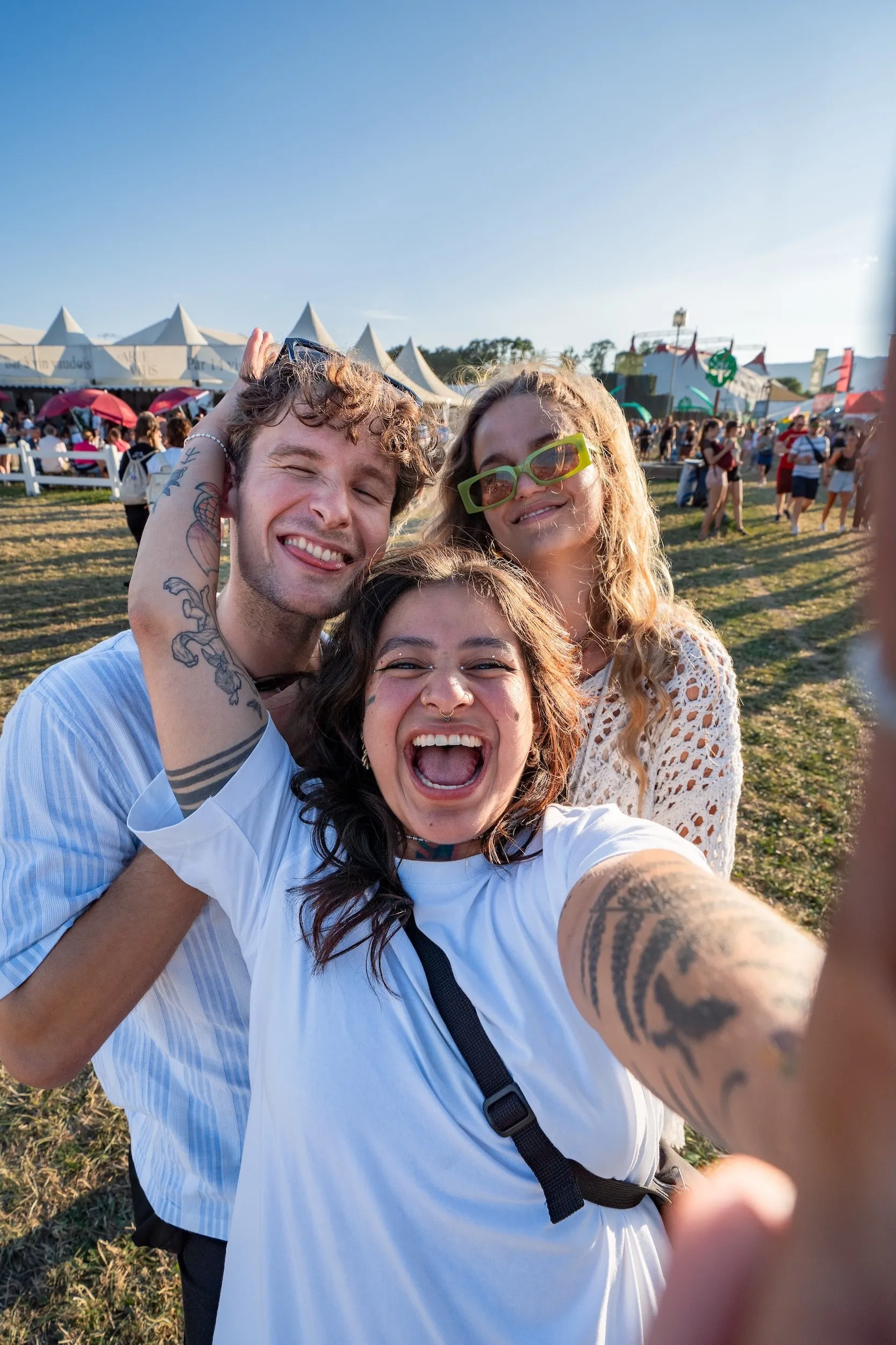 Brand shooting Swisscom Music Festivals blue