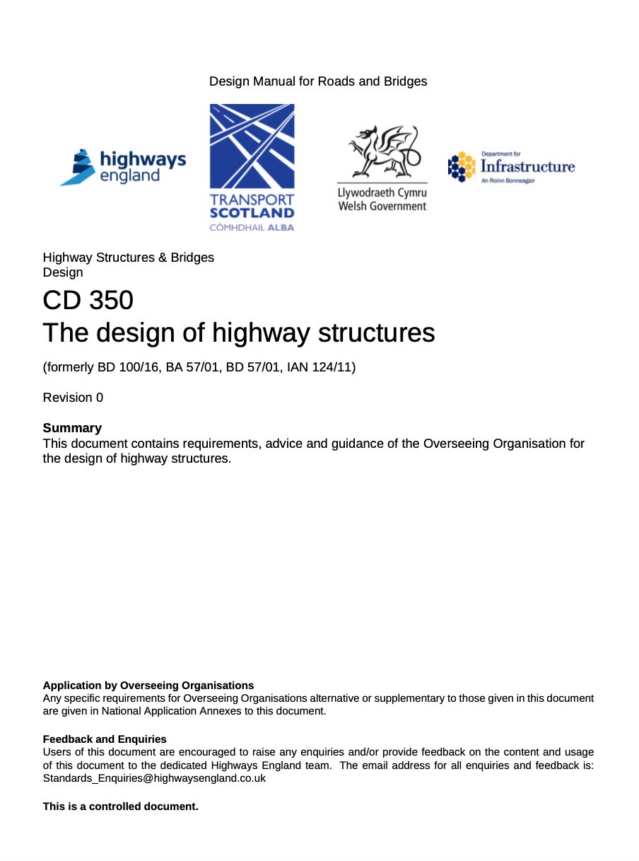 UK - Highways England CD350