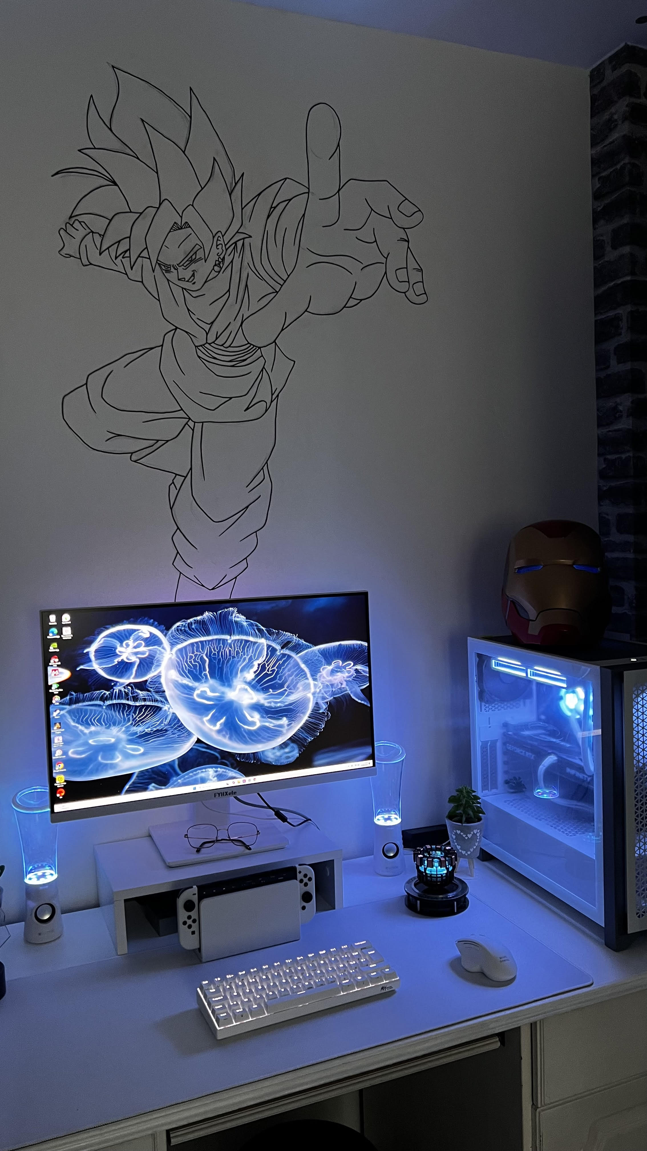 Portrait of portfolio creator – back view