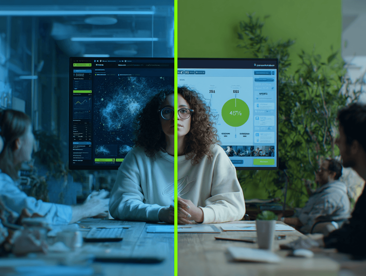 Before vs After of a female founder
