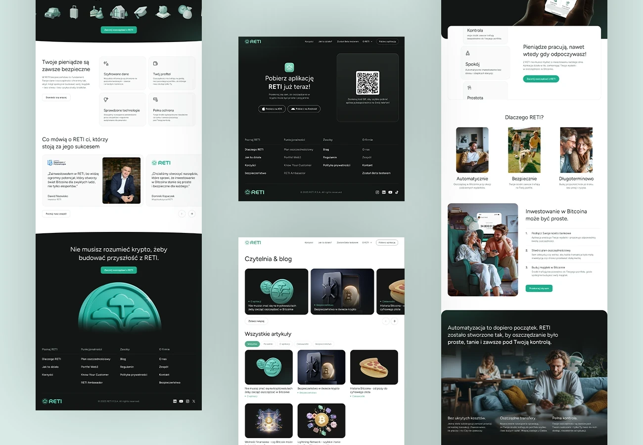 RETI Strona internetowa