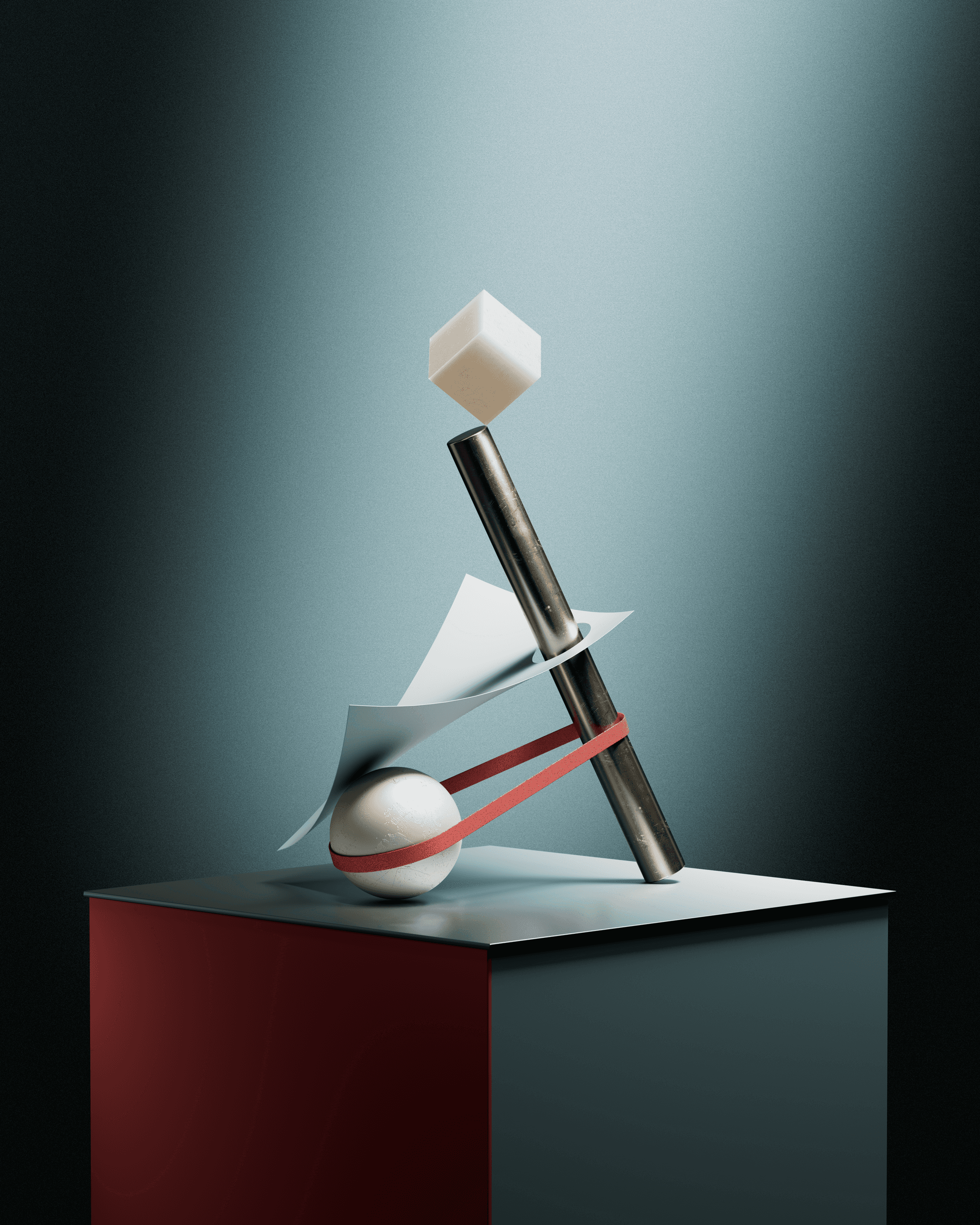 Modern home office setup with a monitor, ergonomic chair, keyboard, and indoor plants near a window with blinds.