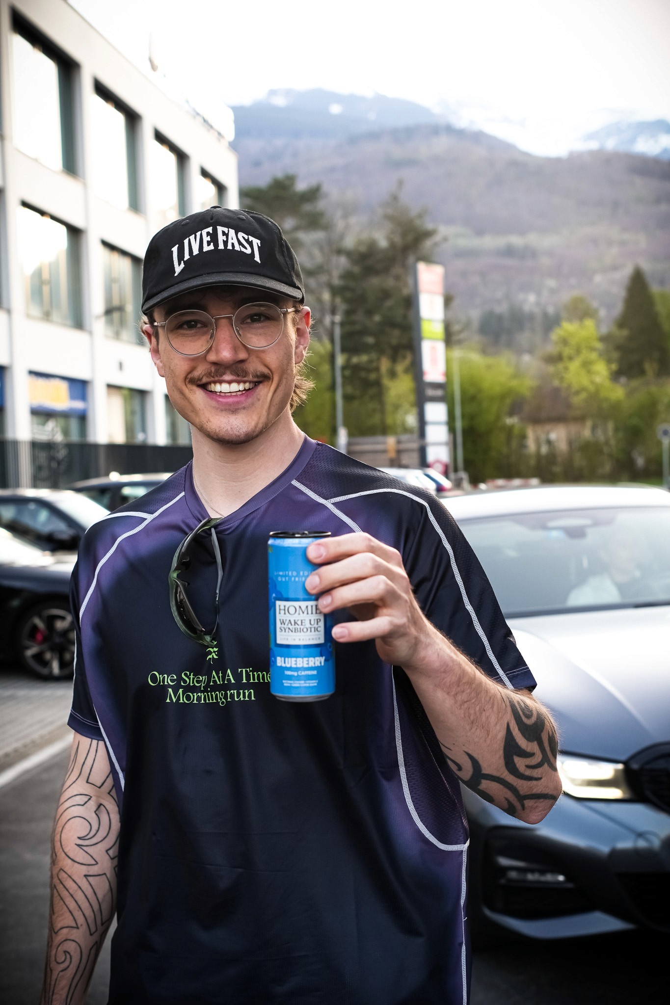 Mats Enggist beim Run 9470 Club Lauf in Buchs SG