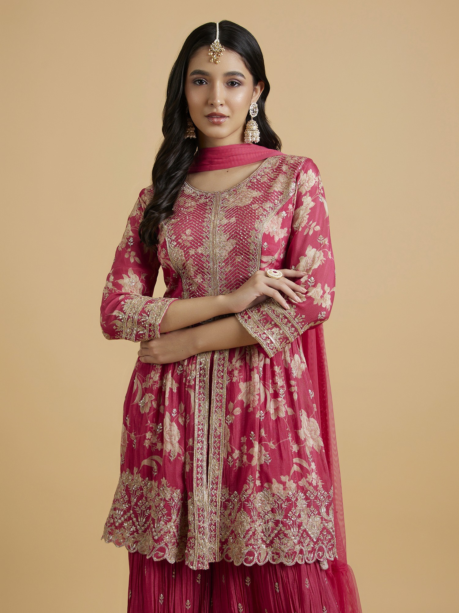 Friends laughing and posing inside a car