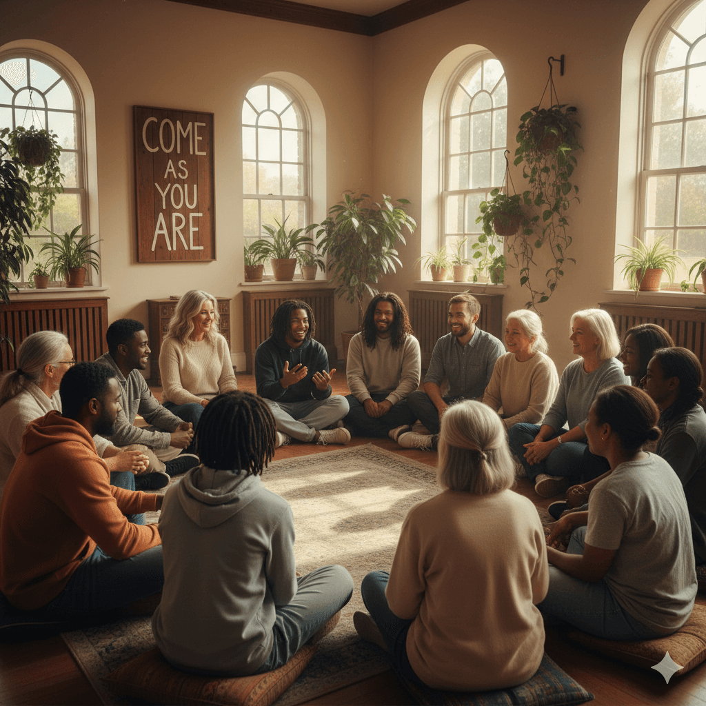 people gathering in a event
