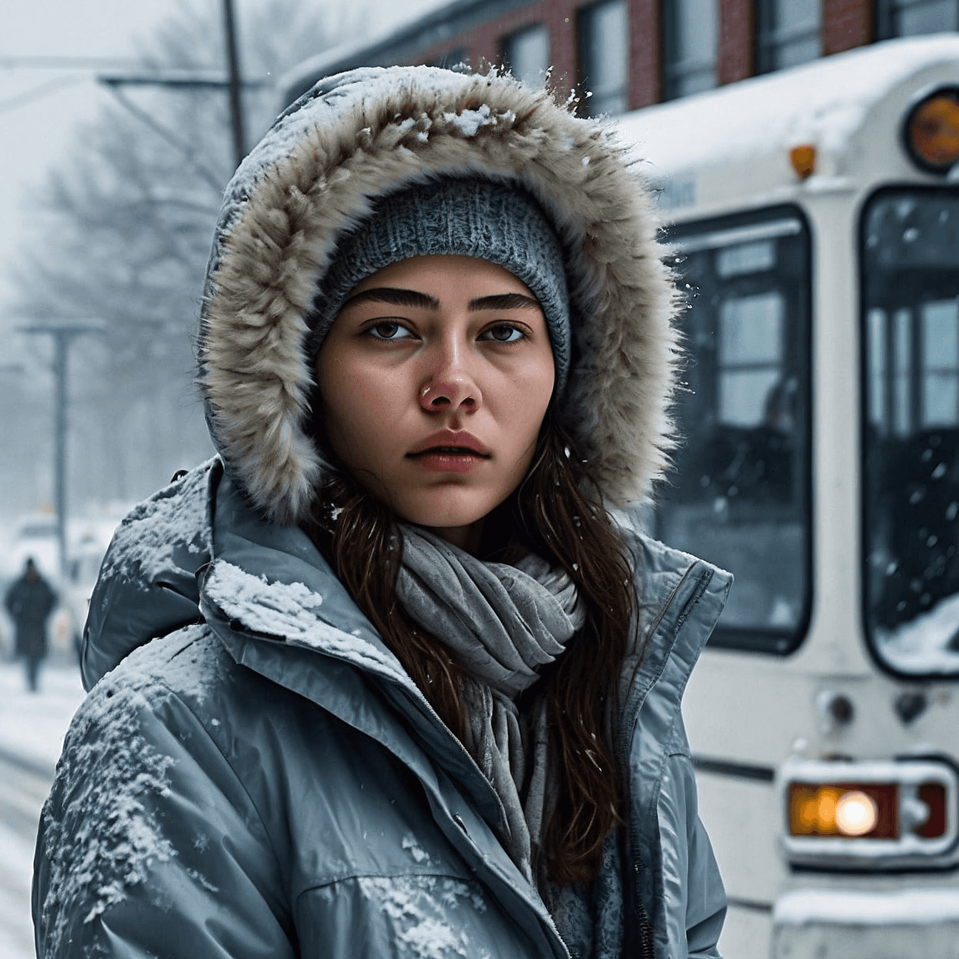 A fully AI-generated content creator with consistent identity, voice, and visual style across 40+ published episodes.