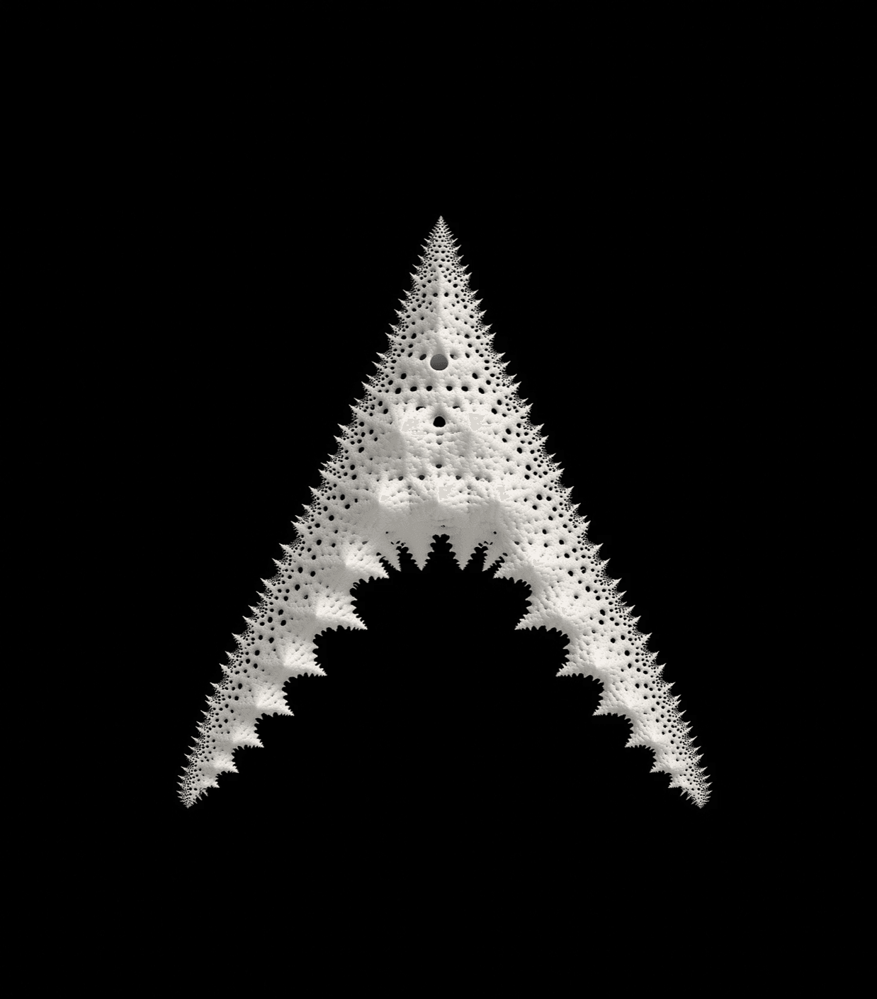 Triangle textured shape