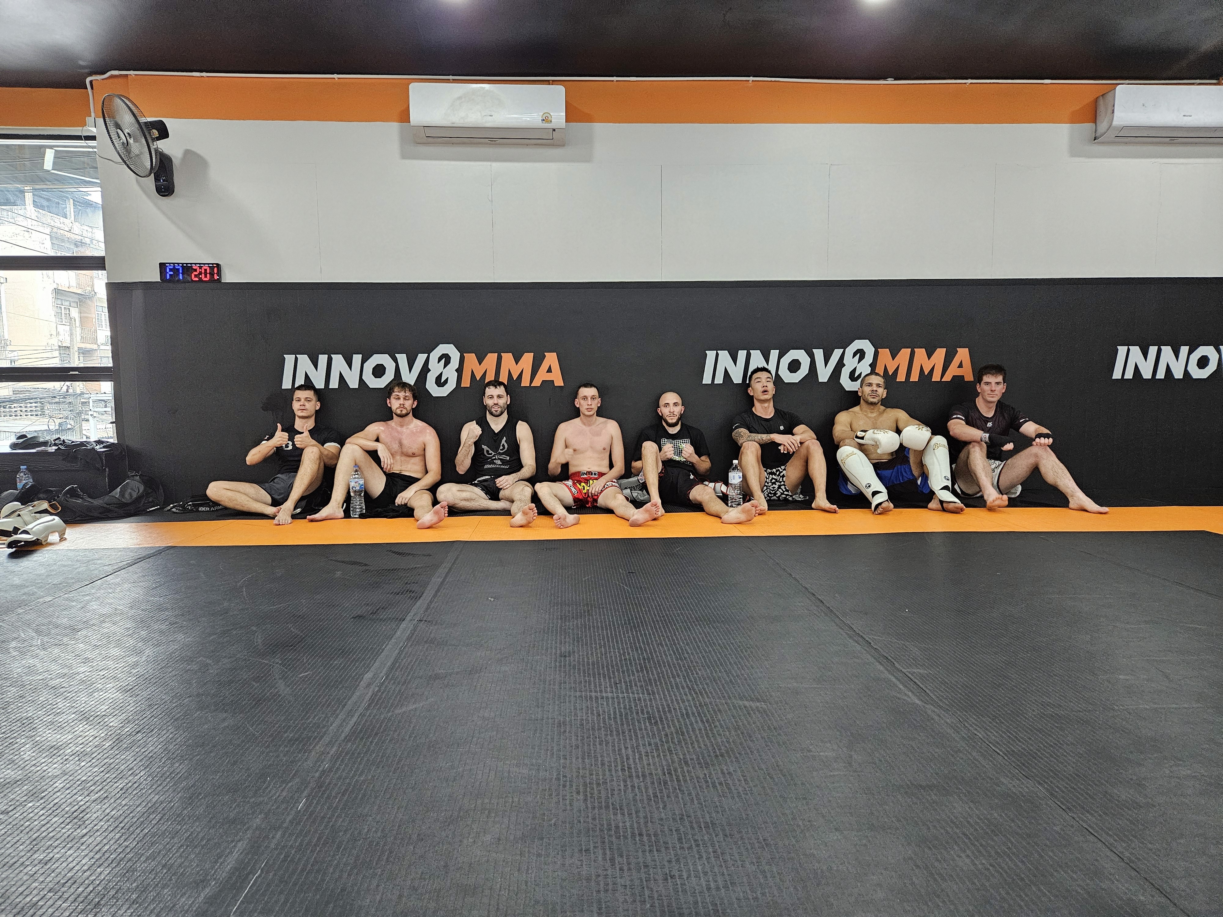 MMA training at INNOV8 MMA