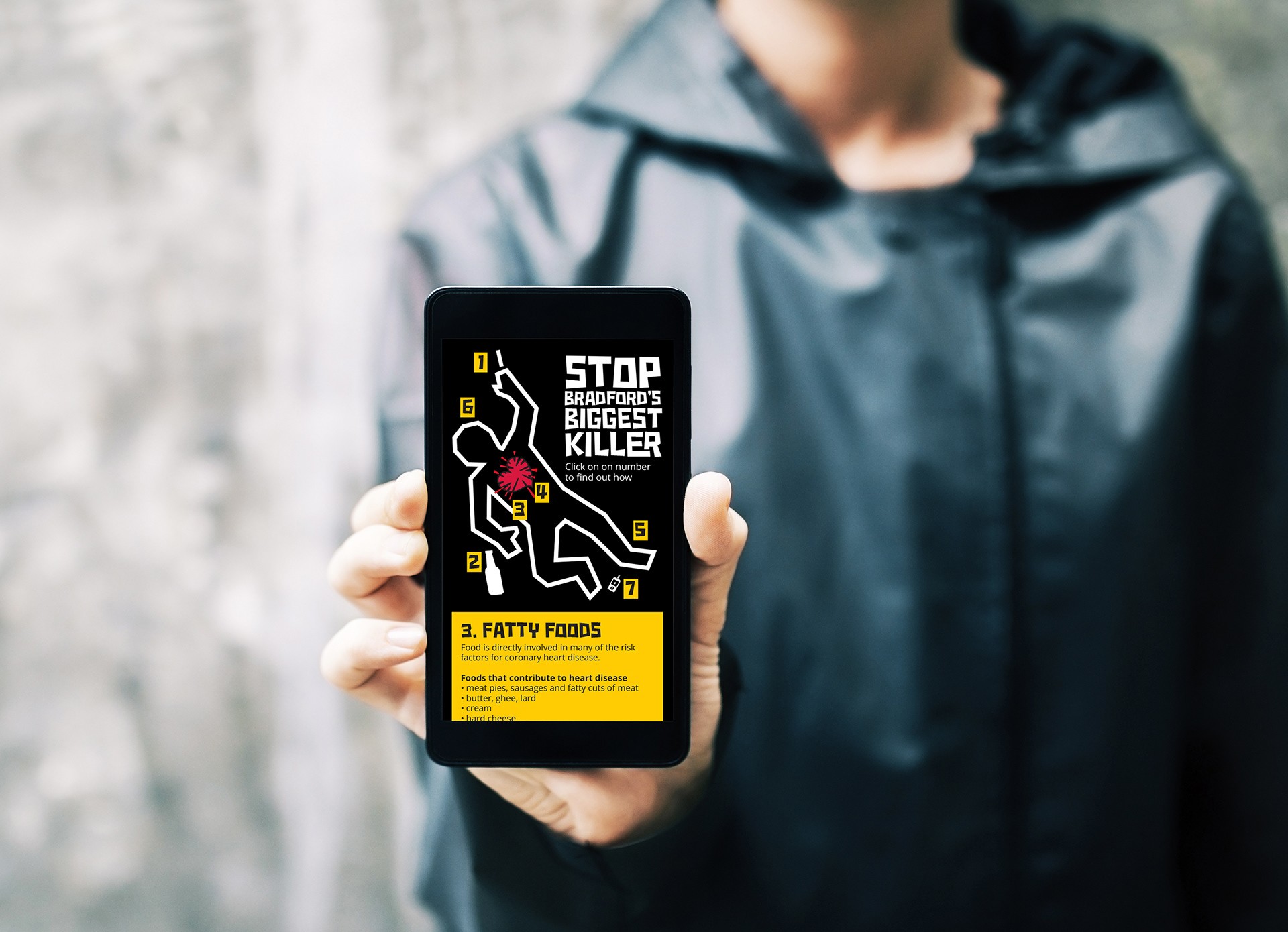 Stop Bradford's Biggest Killer Advertising campaign Website