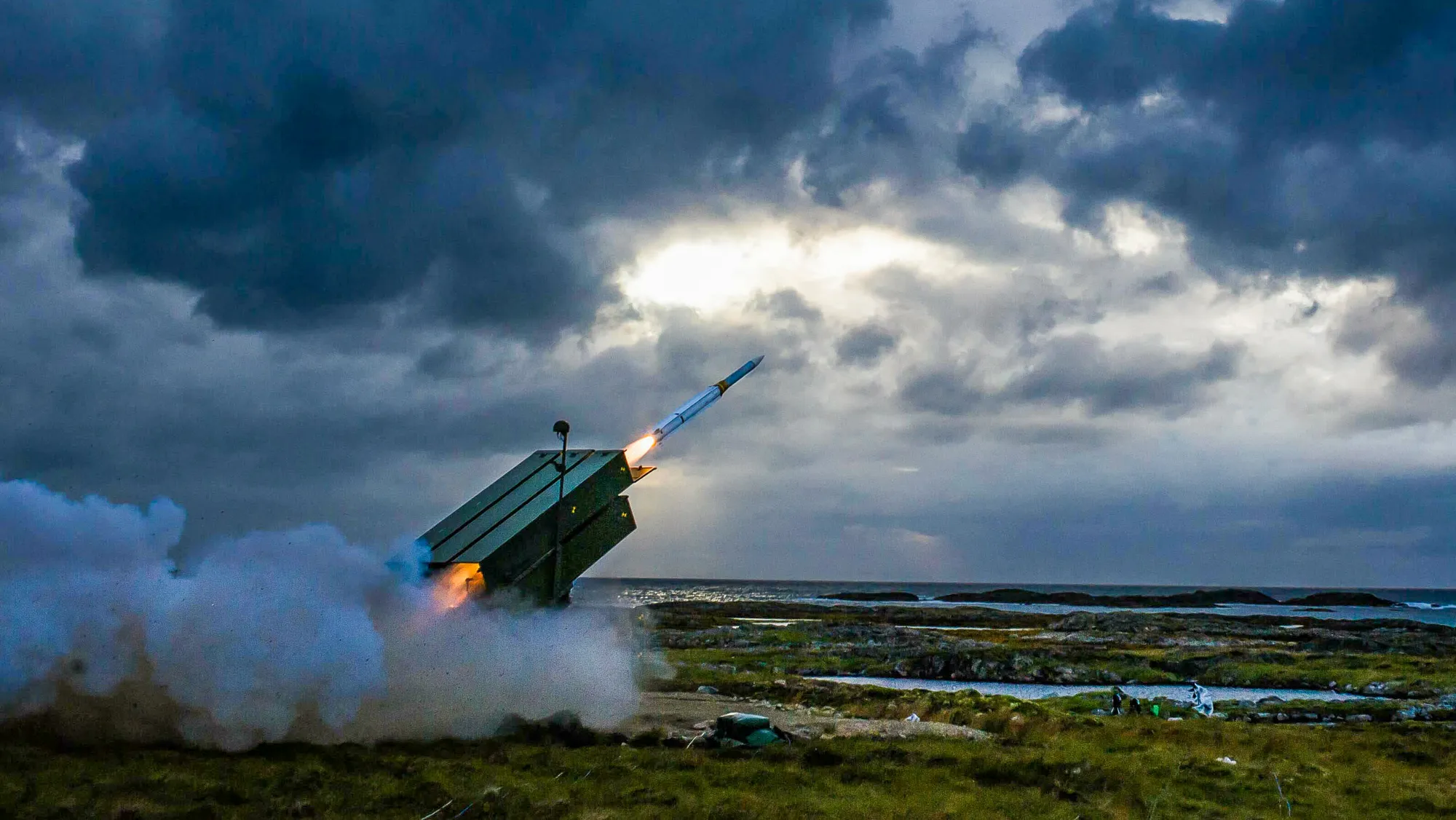 Missiltesting fra Andøya. Foto: Raytheon