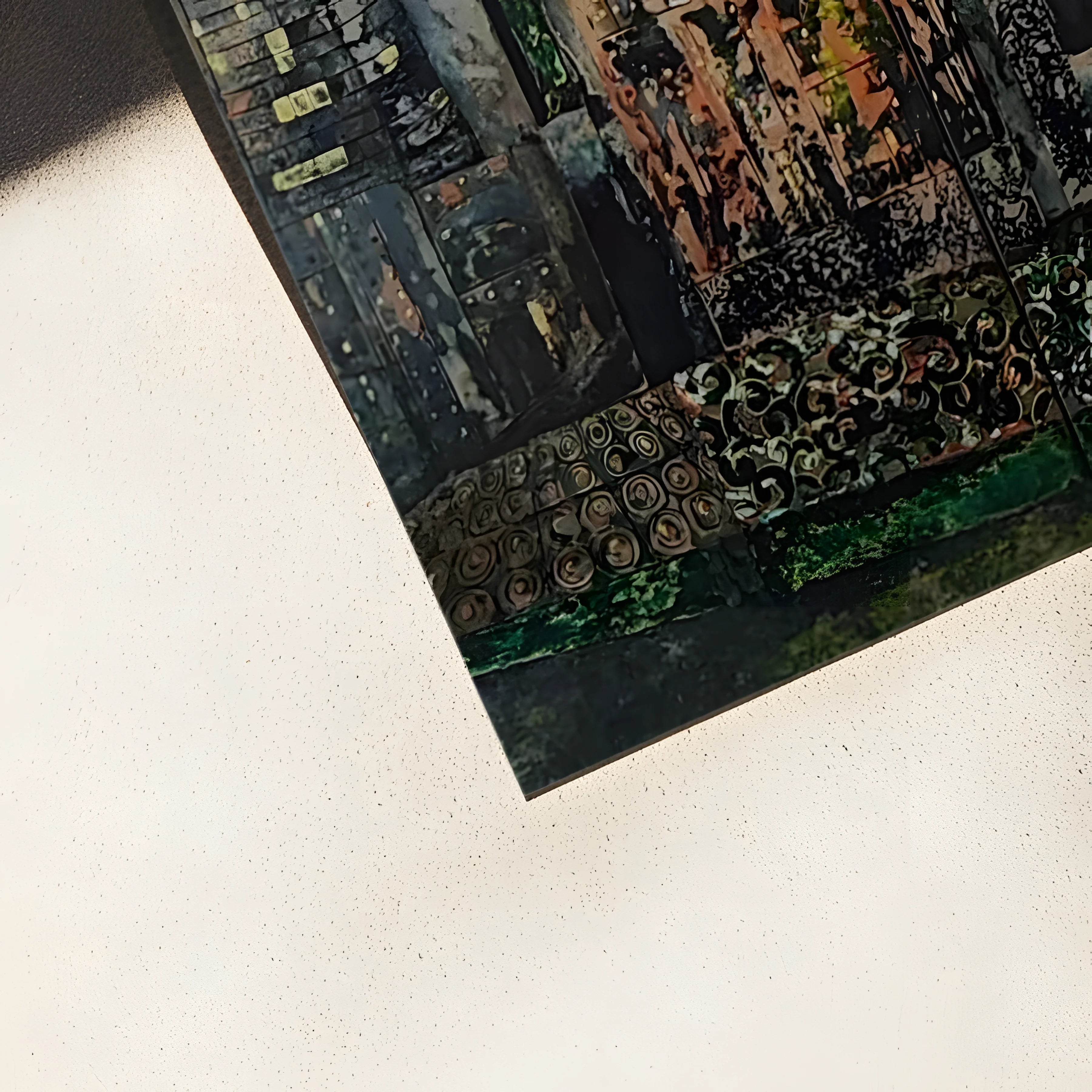 premium art poster and canvas prints, with originals available, from QART , of the artwork " City Night Stars "