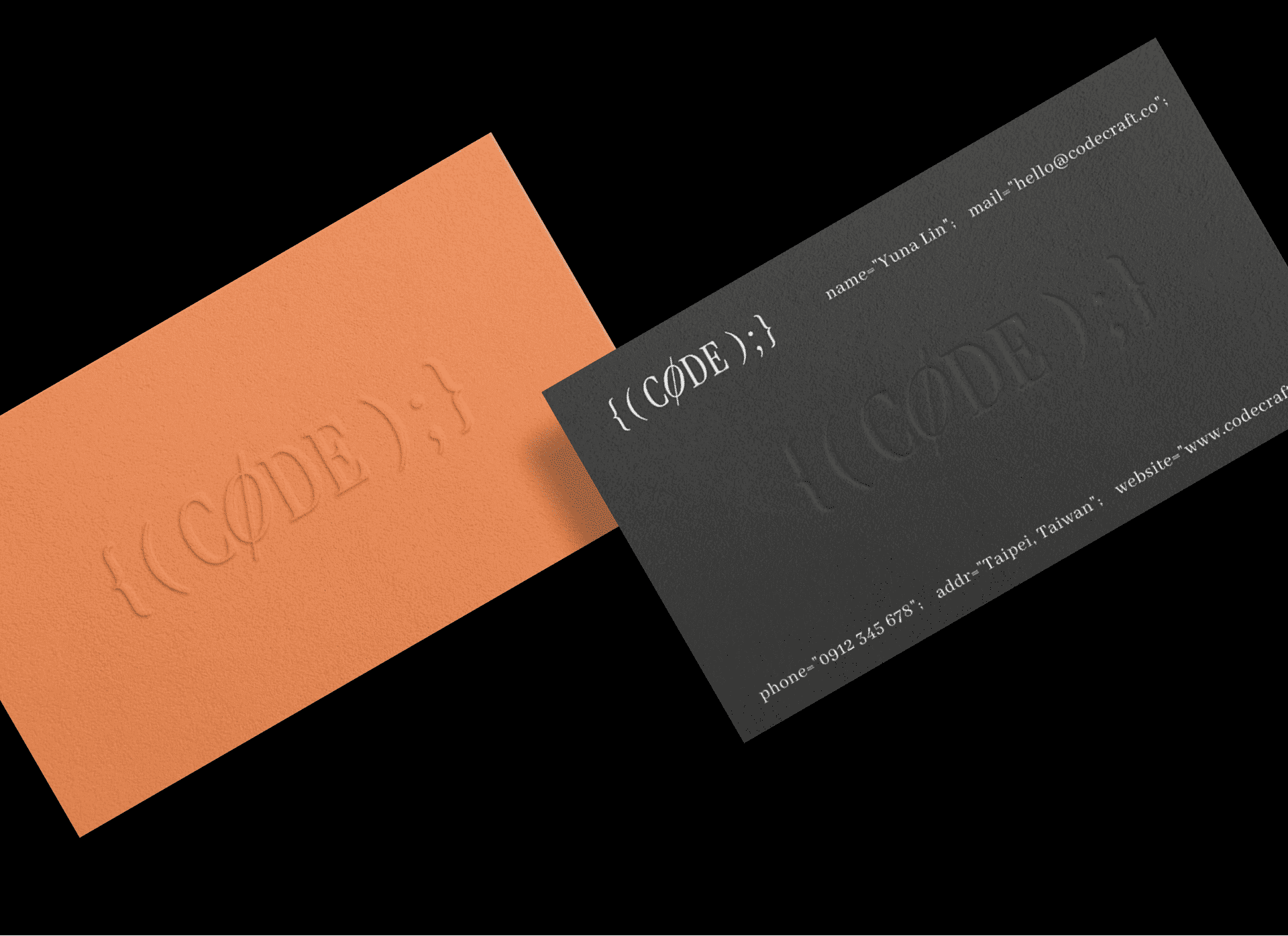 Code Coffee 咖啡廳 名片設計