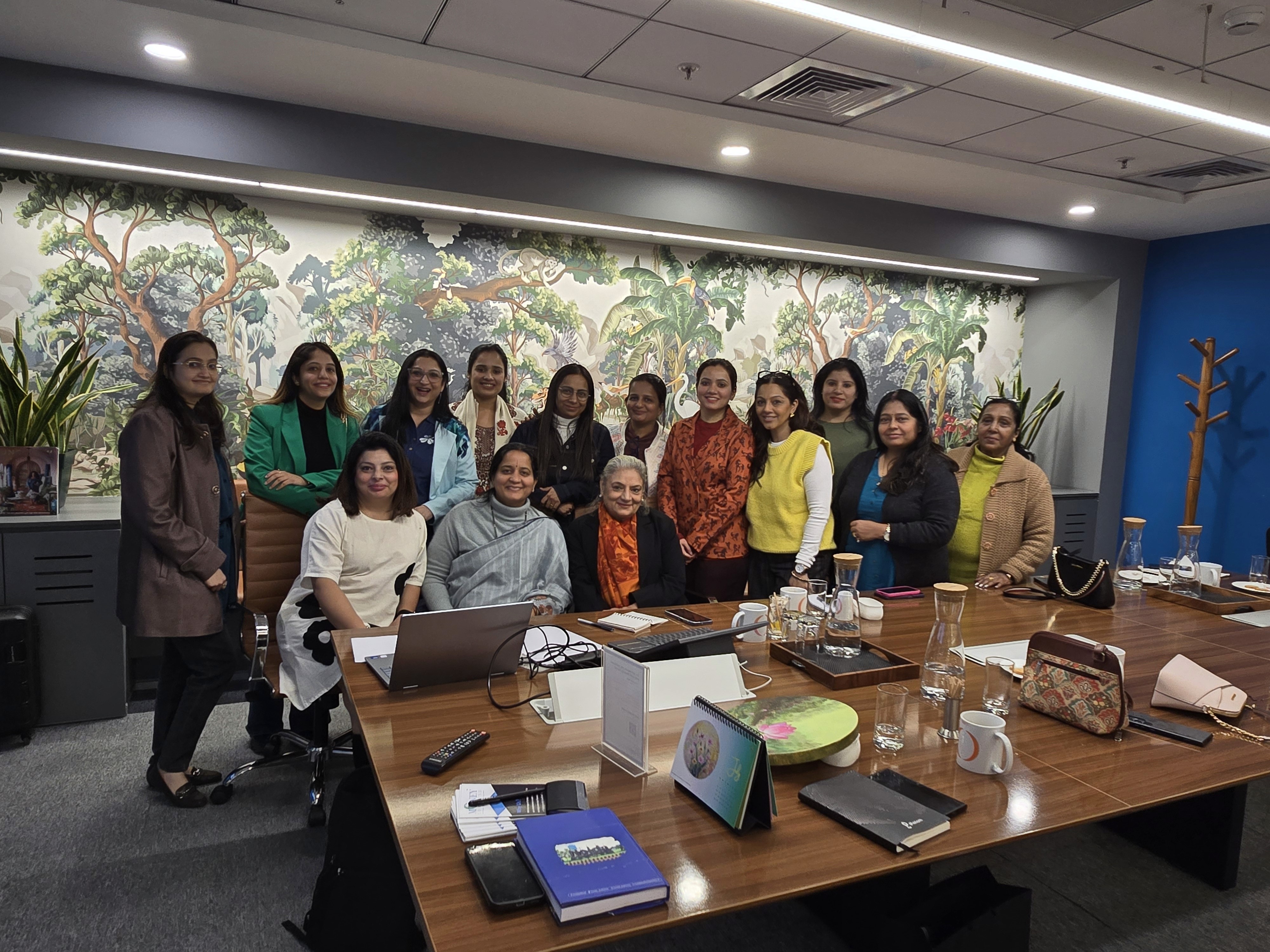 Group Taking a Selfie at a Concert Venue