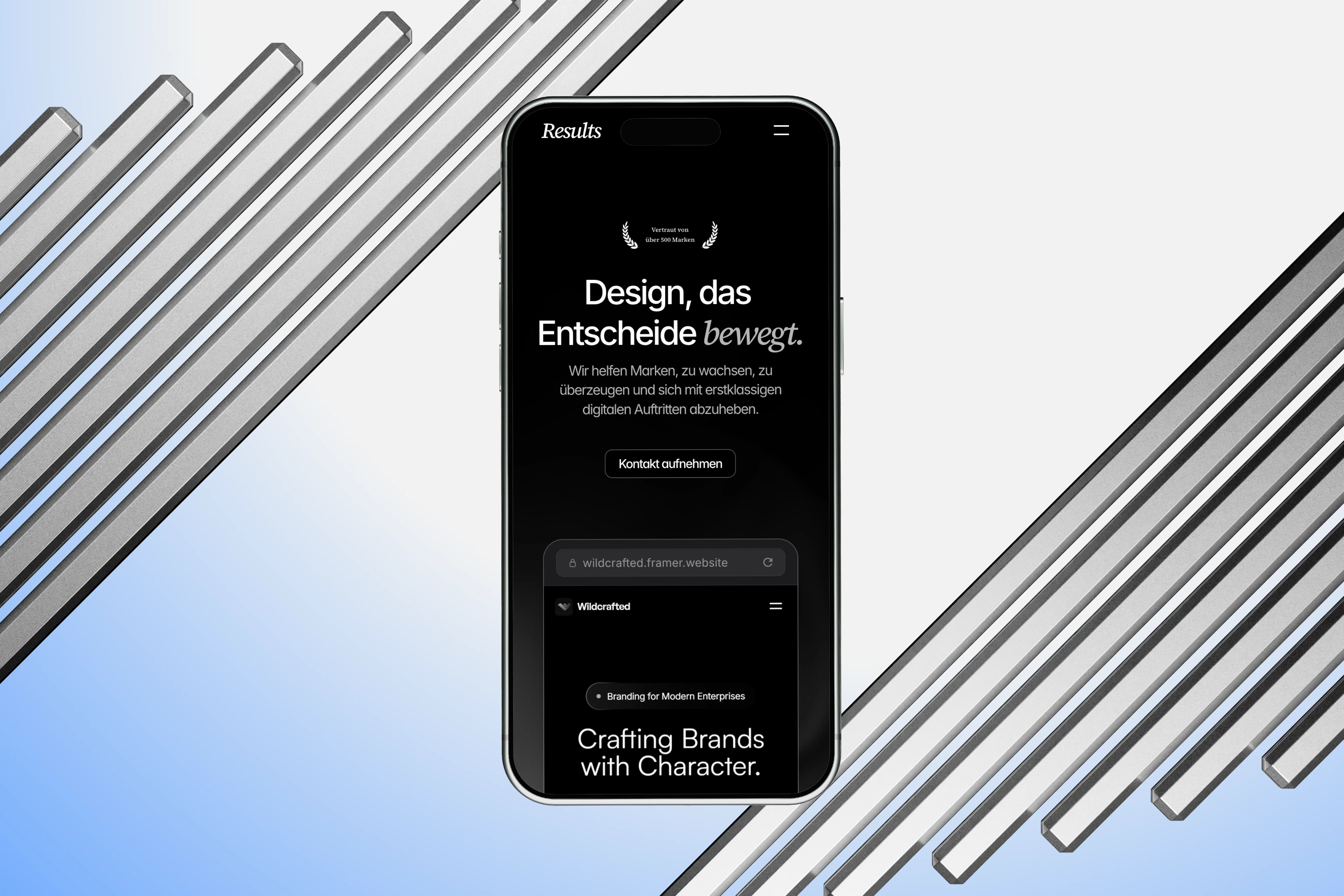 Results Mockup Mobile