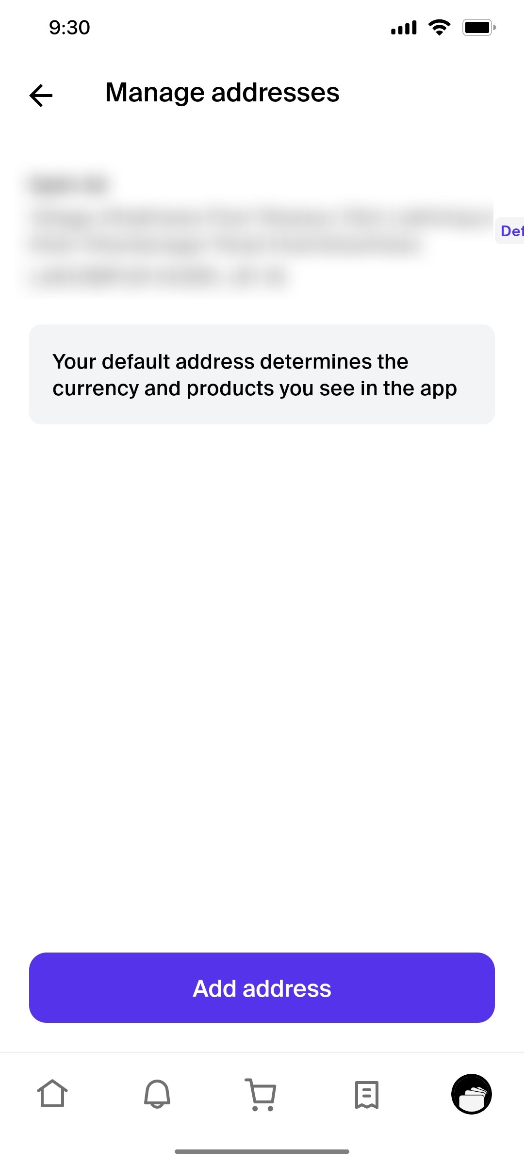 Shop App  Manageresses Screen