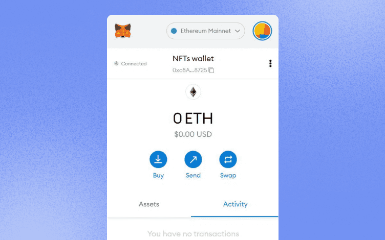 meta-mask-wallet-activity-screen