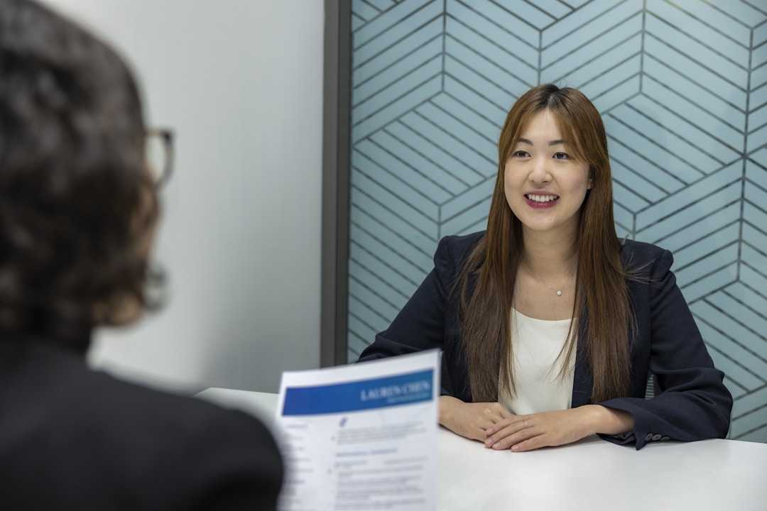 professional woman financial advisor meeting with male client