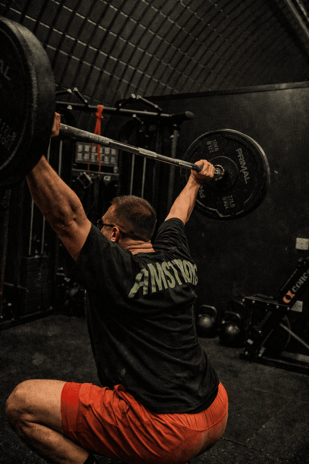 woman kneeling beside man