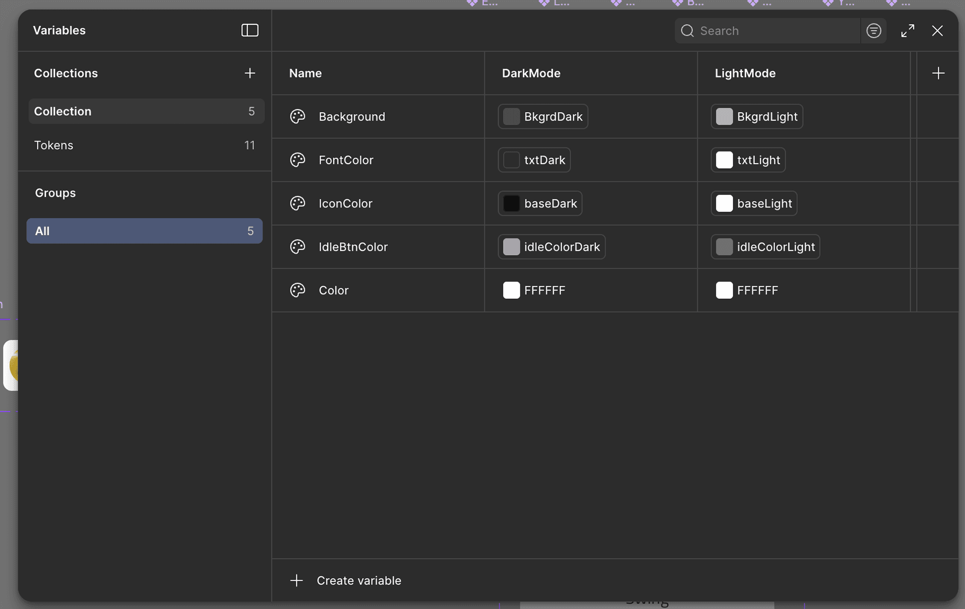 Simple Variable Layout