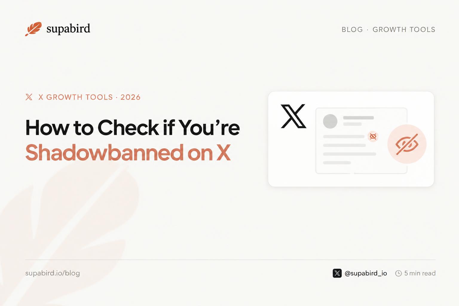 How to Check if You're Shadowbanned on X