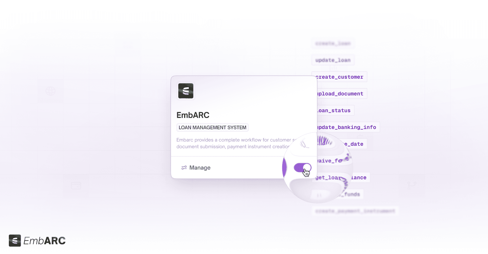 LendAPI v3.0.9 - Integation Panel - embARC LMS