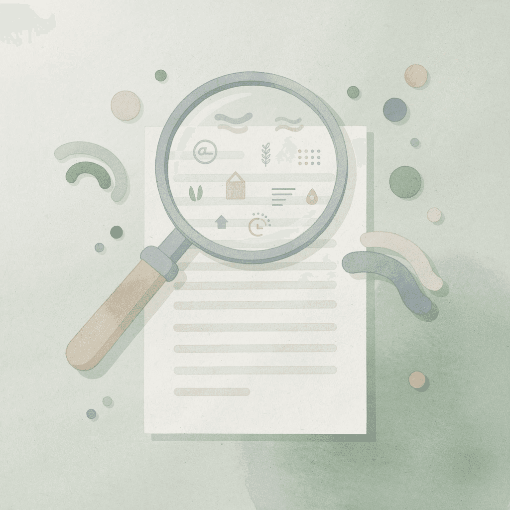 Magnifying glass examining a legal document representing an investigation of Temu's practices