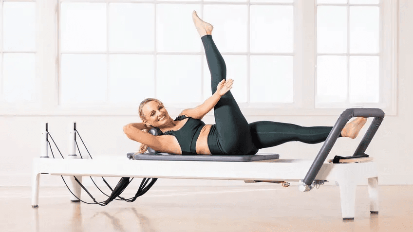 Pilates Reformer Ab Exercises - abdominal series straps single